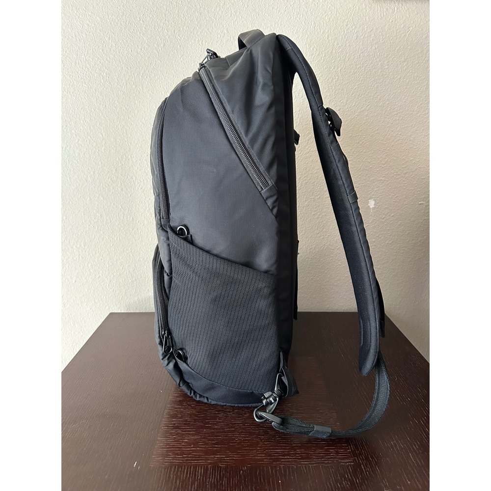 Pacsafe LS450 25L Unisex Travel Work Anti Theft Practical Black Backpack - Picture 2 of 12